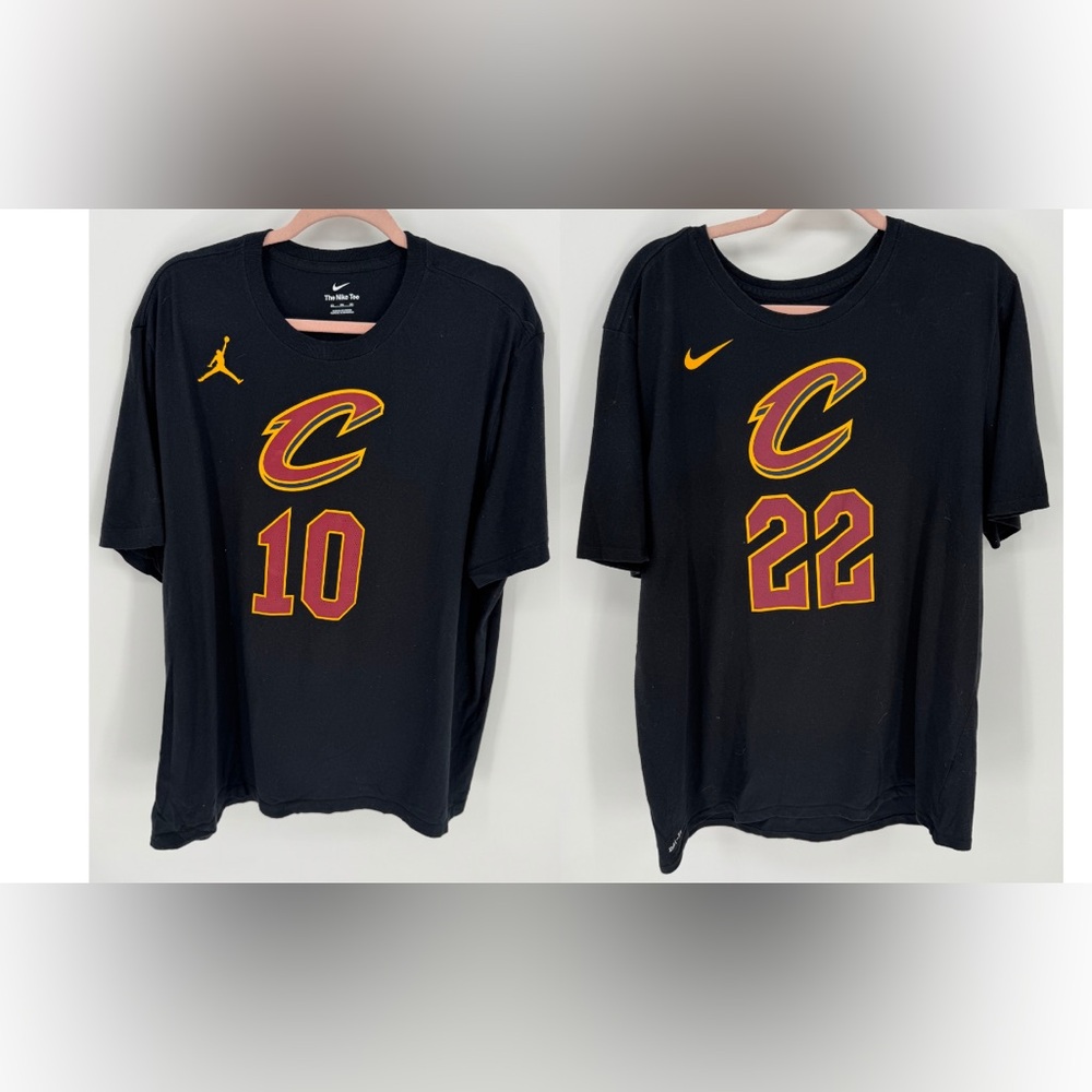 Cleveland Cavaliers NBA Nike Tee's Dri-fit #10 Garland and #22 Lance Jr